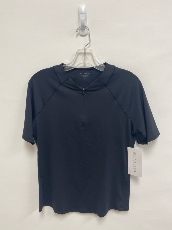 NWT Athleta Size S Black Athletic Top