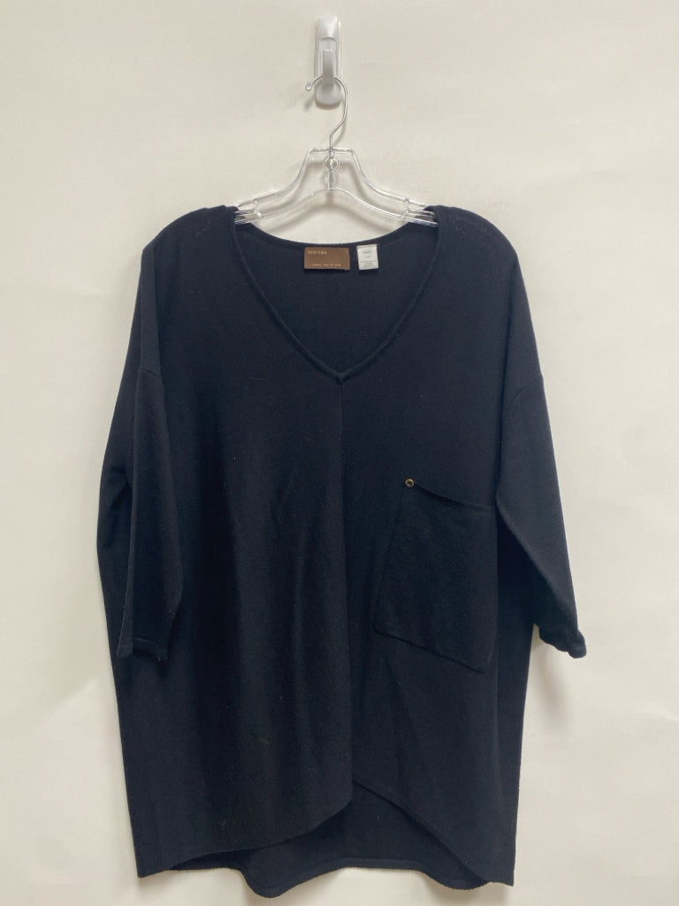 Kerisma Size S Black 3/4 Sleeve Ladies Sweater