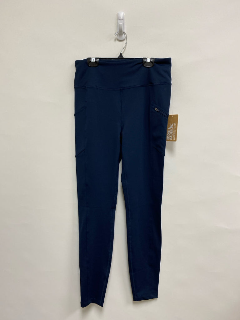 NWT Eddie Bauer Size M Navy Athletic Leggings