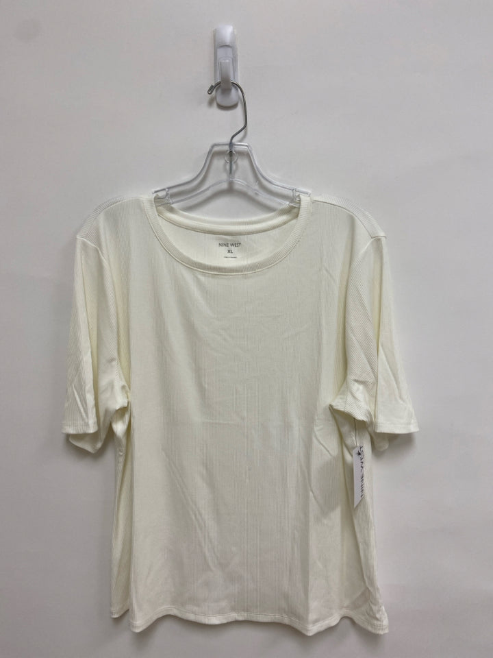 NWT Nine West Size XL White Ladies Top
