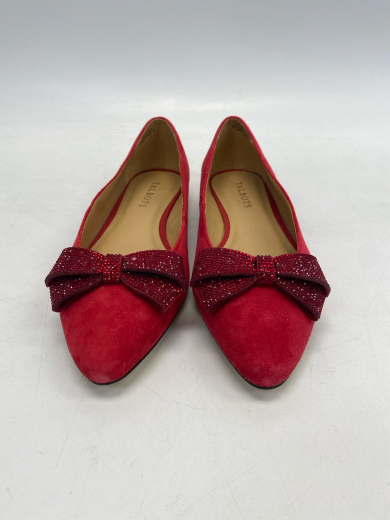 NWOT Talbots US Shoe Size 8 Red Bow(s) Flats