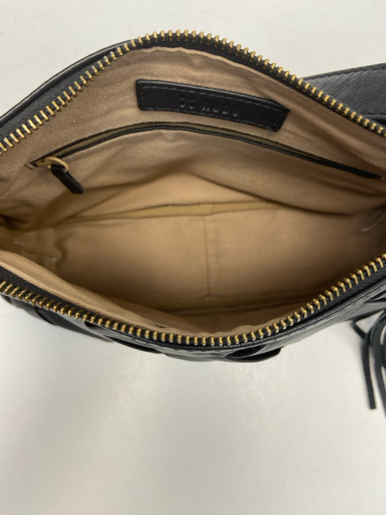 Hobo Black Leather Handbag