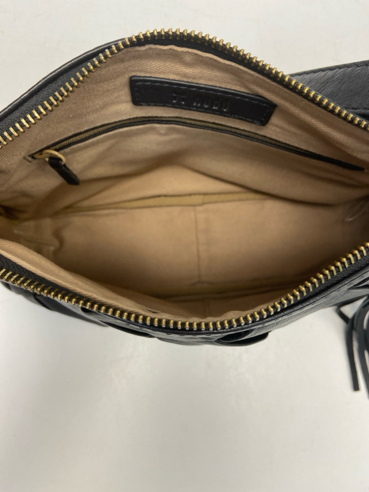 Hobo Black Leather Handbag