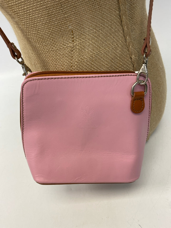 Pink Brown Crossbody