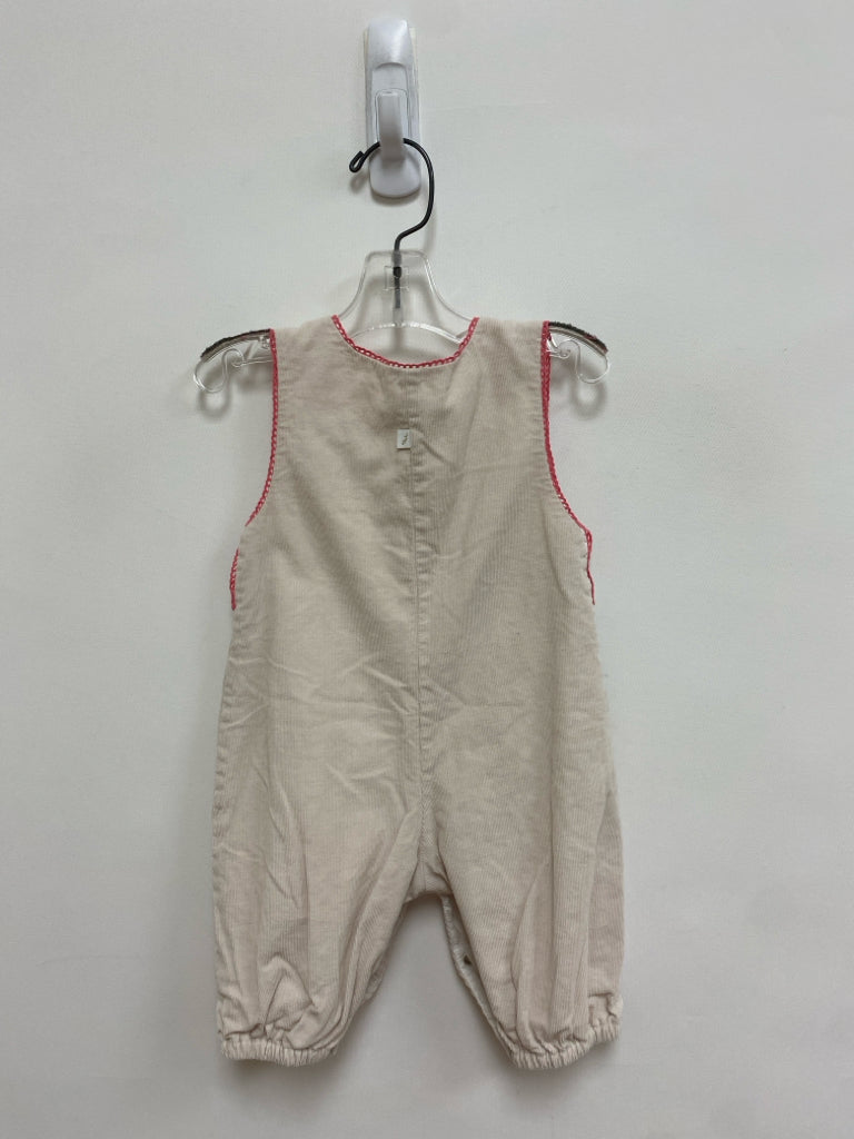 SIZE 3M Pale Pink Trimmed Sleeveless Corduroy Girl&