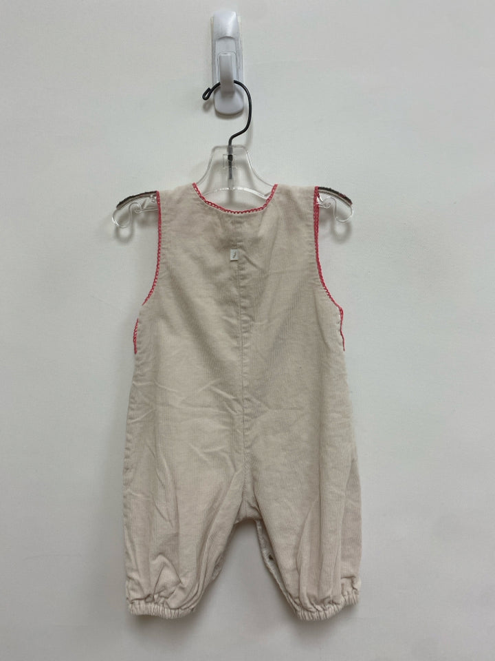 SIZE 3M Pale Pink Trimmed Sleeveless Corduroy Girl&