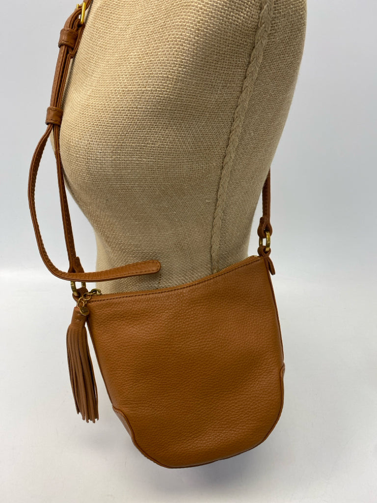 Hobo Brown Tassel(es) Leather Crossbody