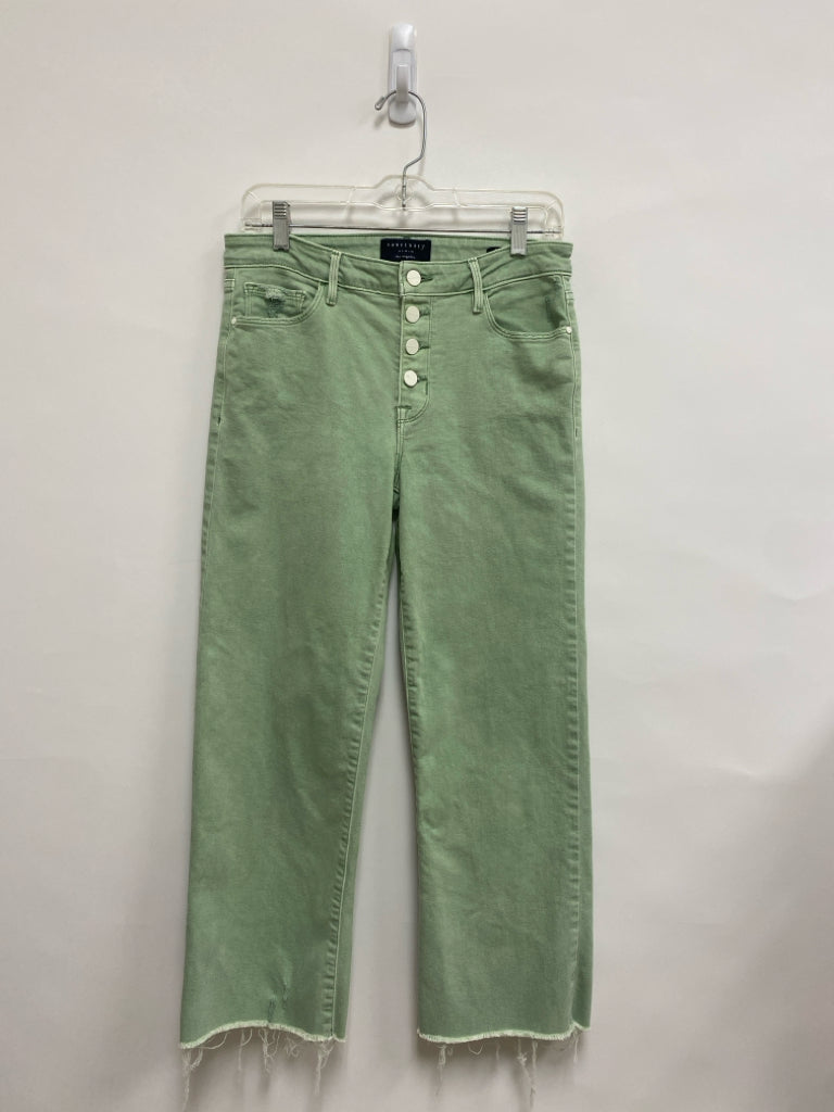 Sanctuary Size 28 Green Cropped Ladies Jeans