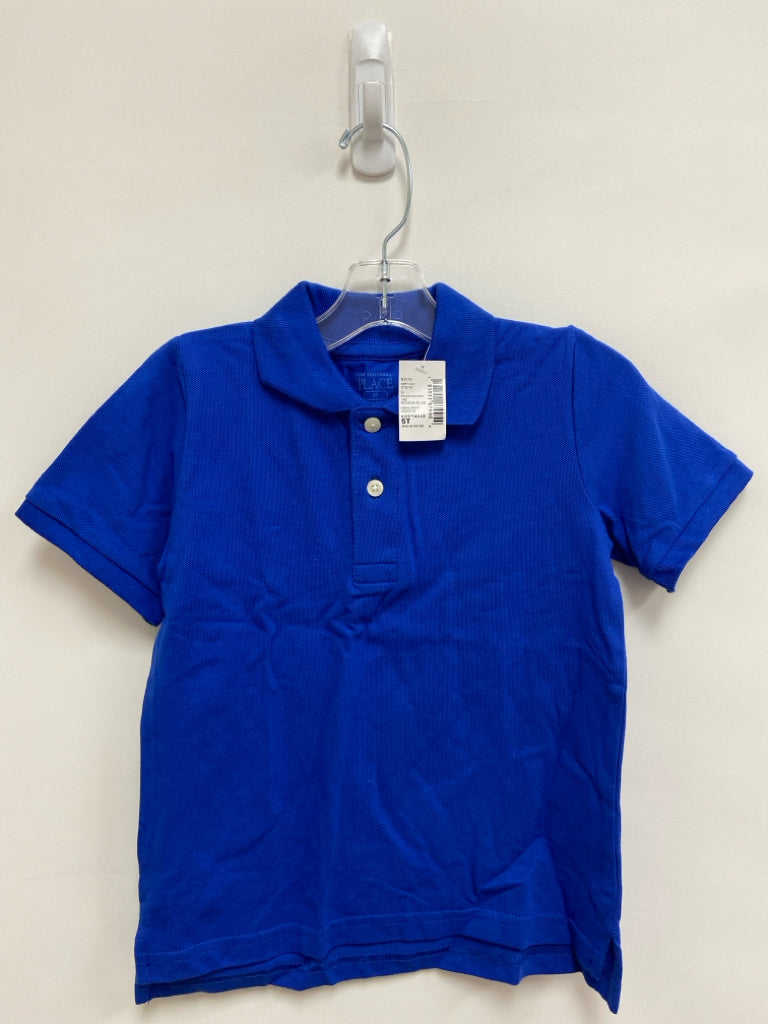 NWT The Place SIZE 5T Royal Blue Polo Boy&
