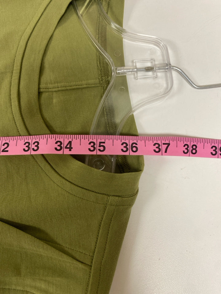 Lululemon Size S Olive Green Wrap Ladies Dress