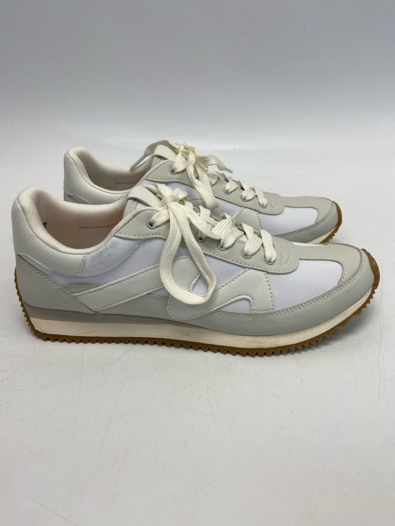 NWOT Universal Thread  Size 10 Beige White Lace-up Sneakers