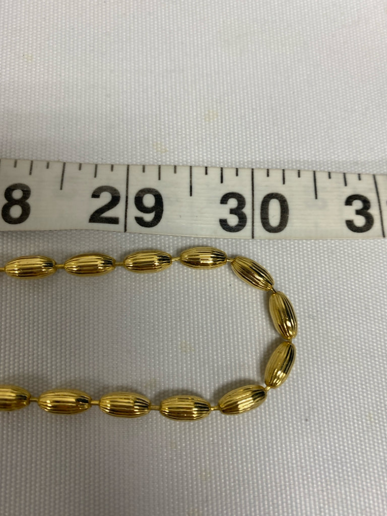 Gold Color Beaded Necklace