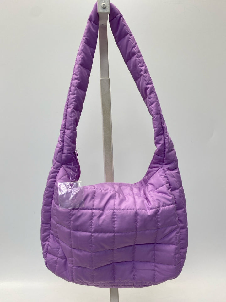 Lavender Puffer Handbag