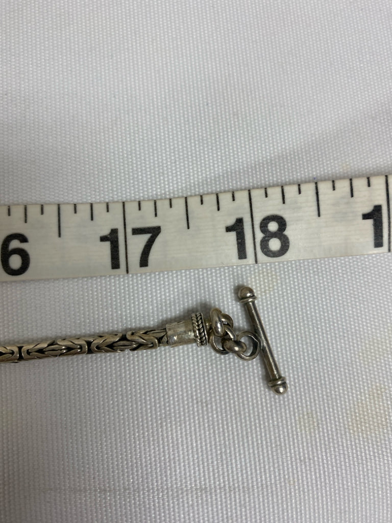 Silver Black Necklace