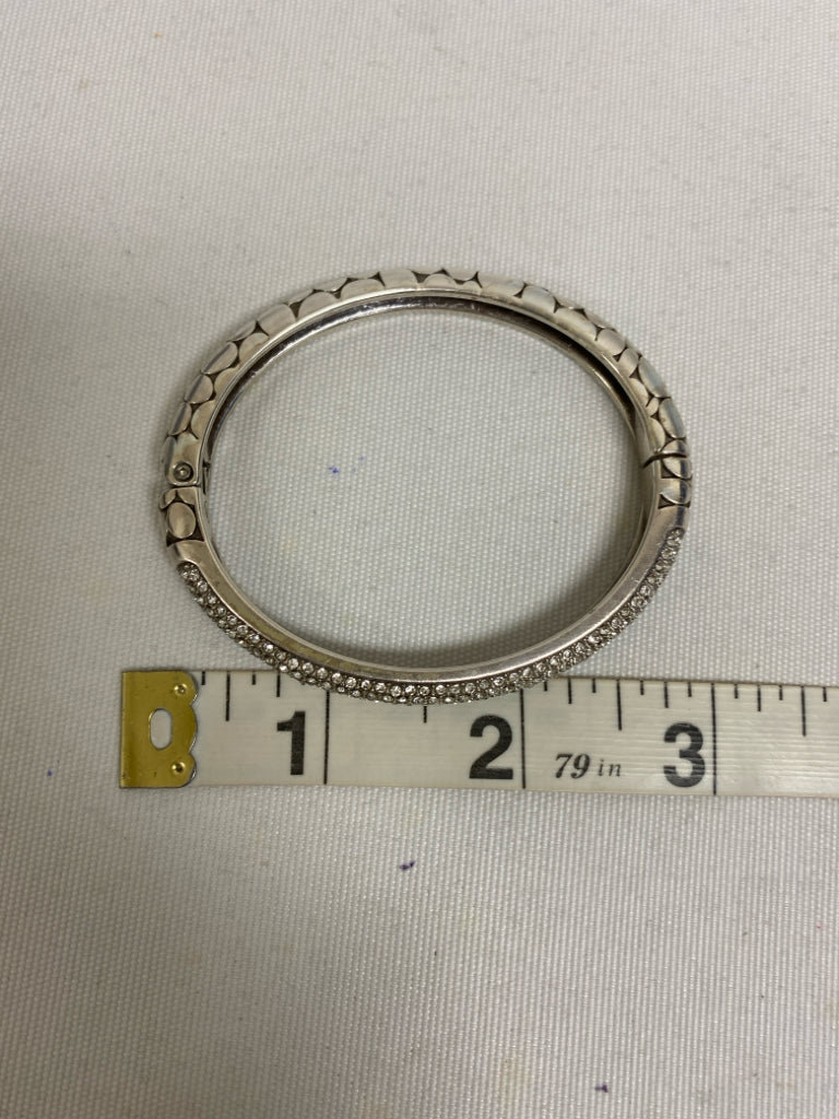 Brighton Silver Color Clear Oval(s) Bracelet