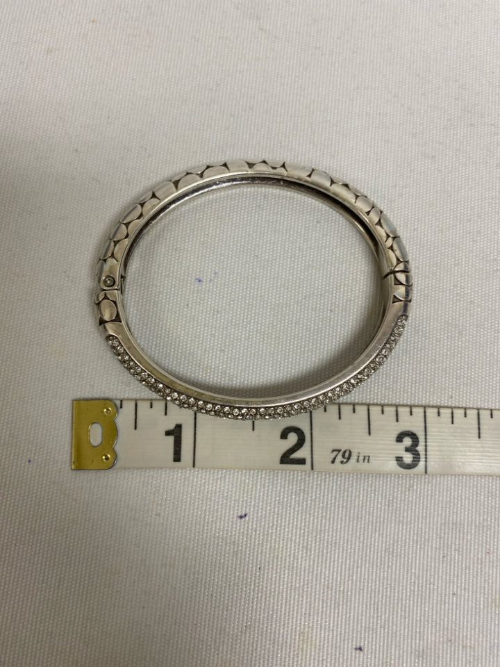 Brighton Silver Color Clear Oval(s) Bracelet