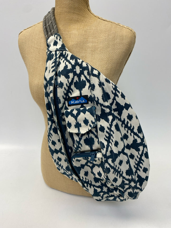 Kavu Cream Dark Blue Backpack