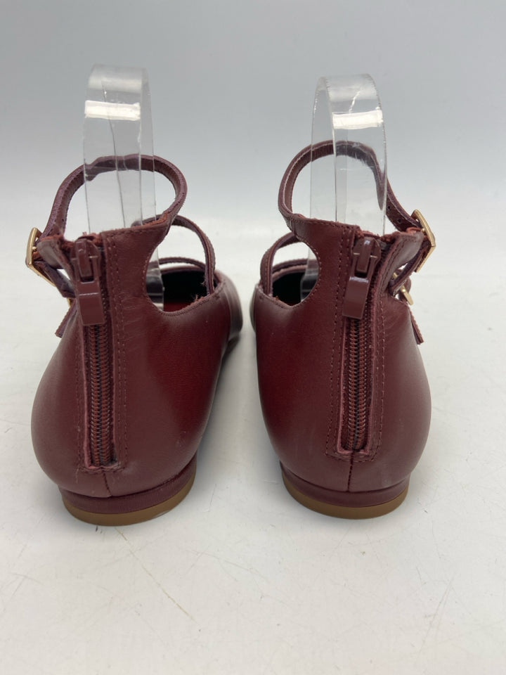 NWOT Quince US Shoe Size 8 Burgundy Leather Flats