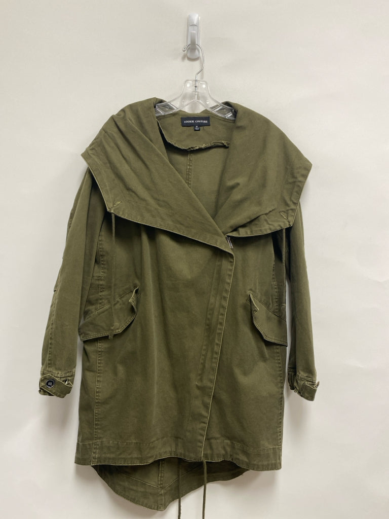 Size M Dark Green Zip Down Ladies Jacket