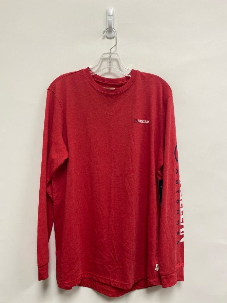 NWT MAGELLAN Size XL Red Long Sleeve Tee Ladies Top