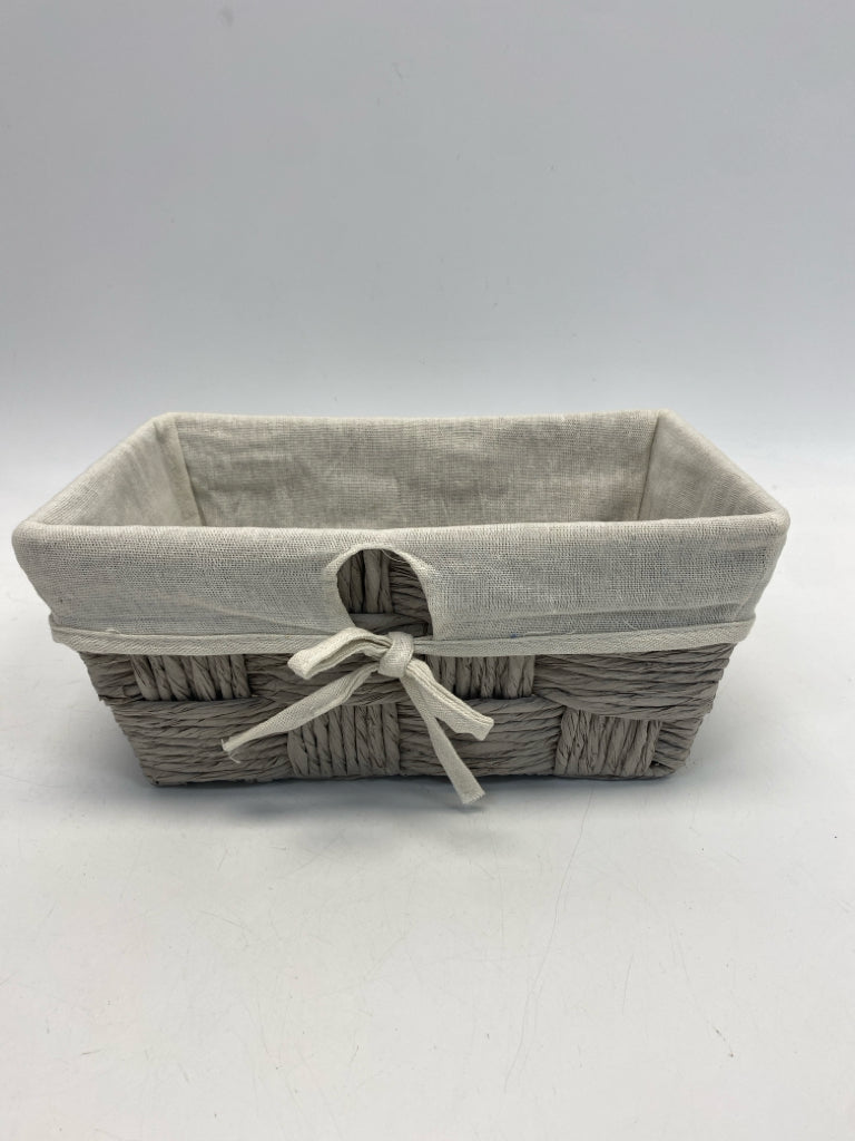 Gray Cream Basket