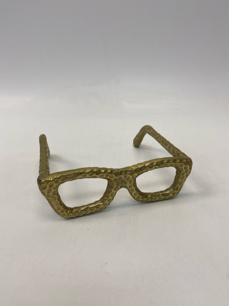 Gold Hammered Sculpture