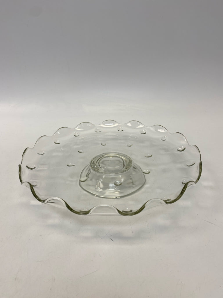Clear Glass Cake Plate/Stand