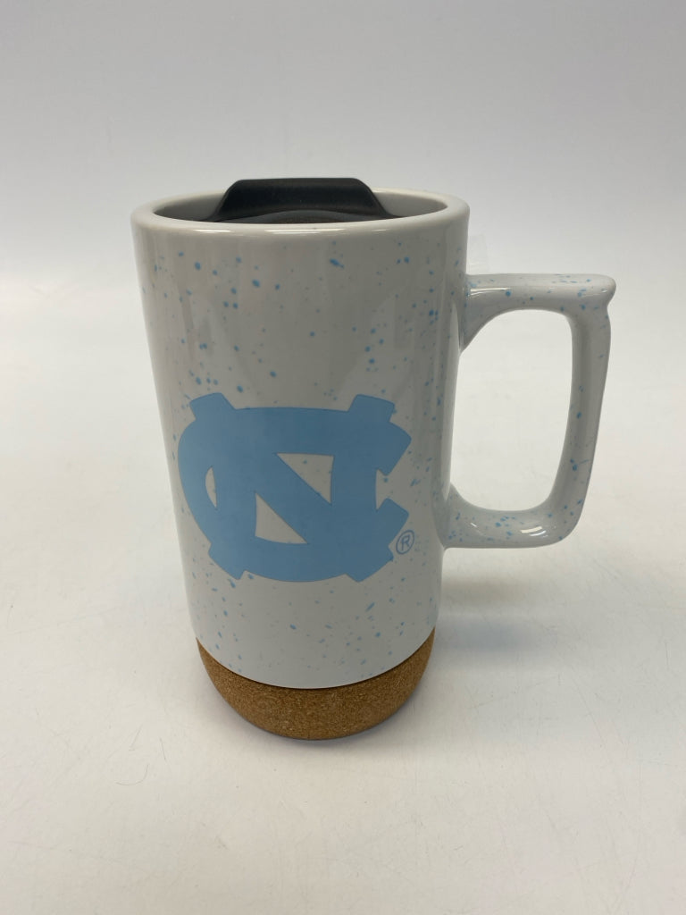 White Blue UNC Coffee Mug