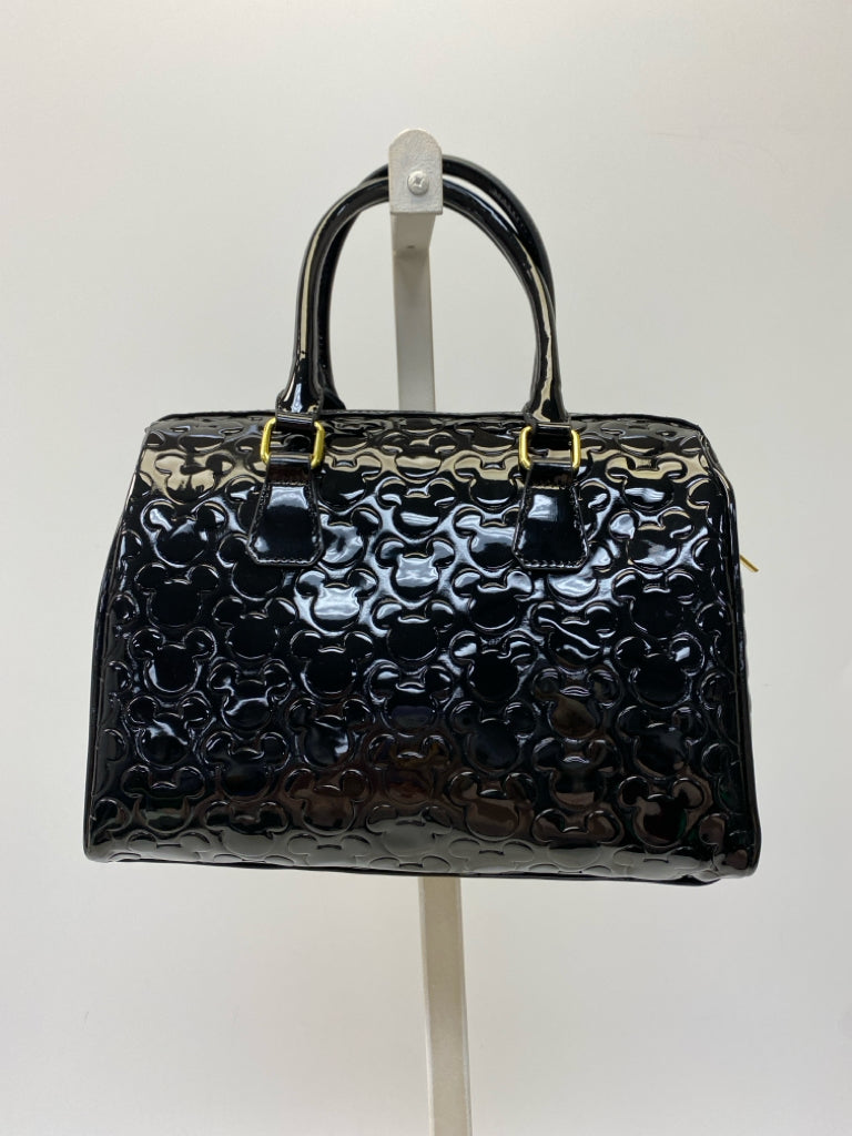 NWT Disney Black Mickey Patent Handbag
