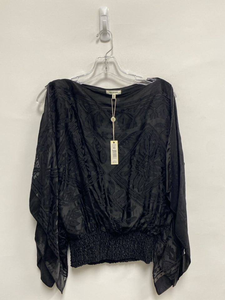 NWT Max Studio Size XS Black Sleeveless Ladies Top