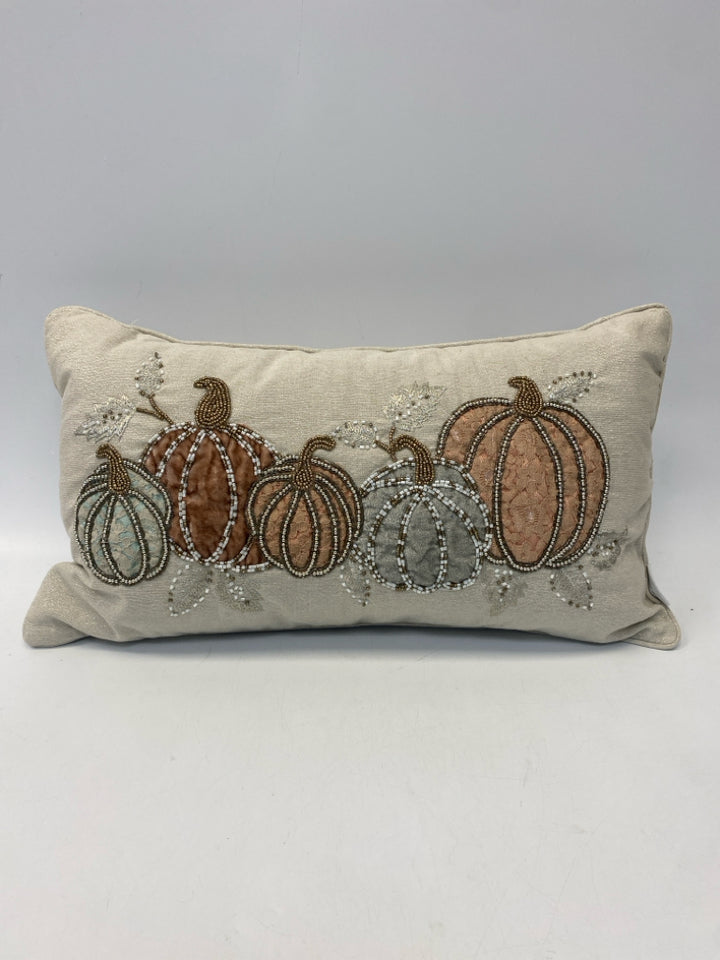 Natural Peach/Gray Beaded Fall