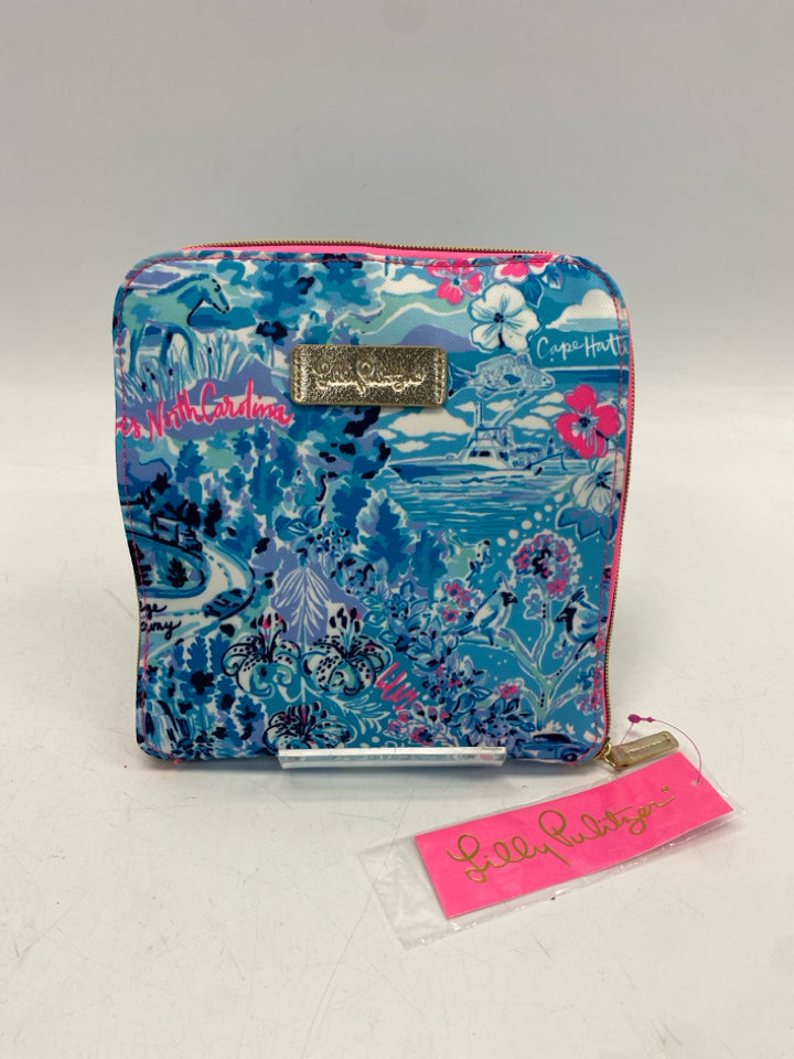 NWT LILLY PULITZER Blue Multi-Color Tote Bag
