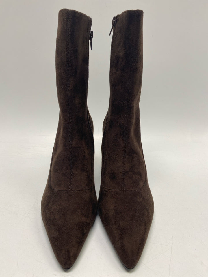 Jeffrey Campbell US Shoe Size 9.5 Brown Side Zipper Suede Boots