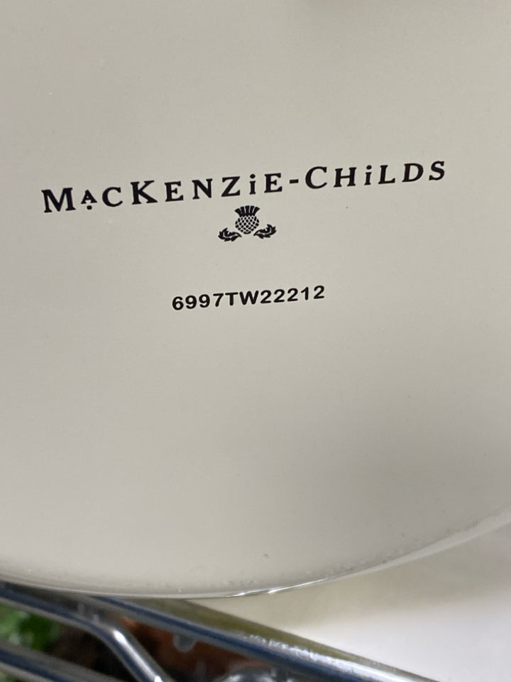 MacKenzie-Childs Cream Yellow Tea Pot
