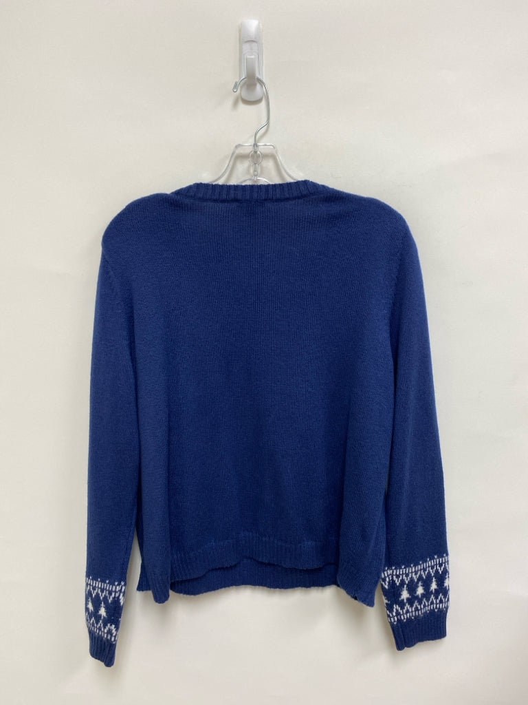 NWT Talbots Size LP Navy/White Polar Bear Petite Sweater