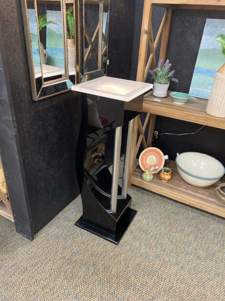 Black Silver/White Lit Misc. Home Item