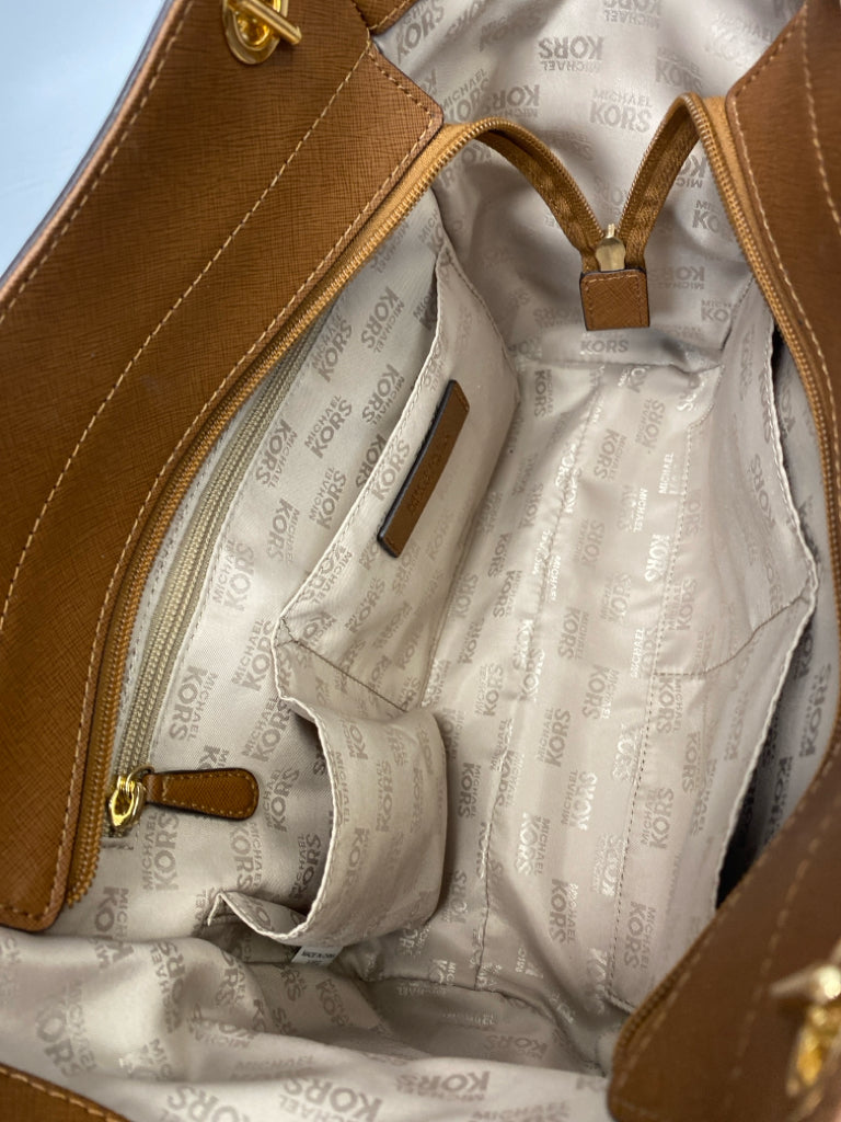 Michael Kors Brown Gold Accent(s) Handbag