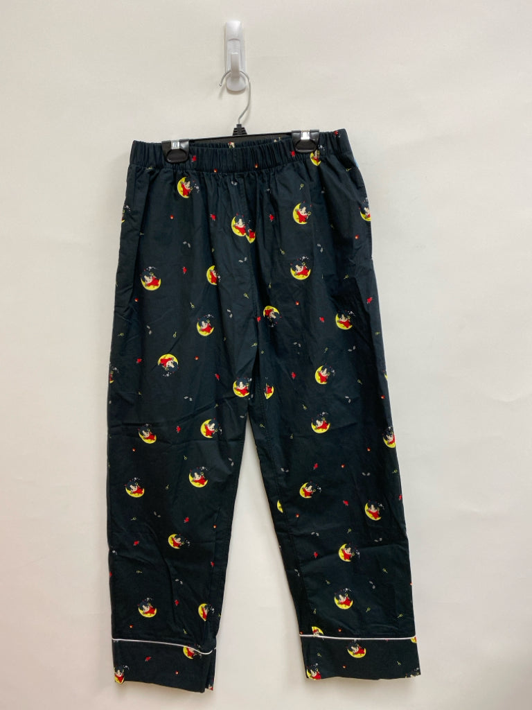 Size L Black Red/Yellow Ladies Pajama Pant