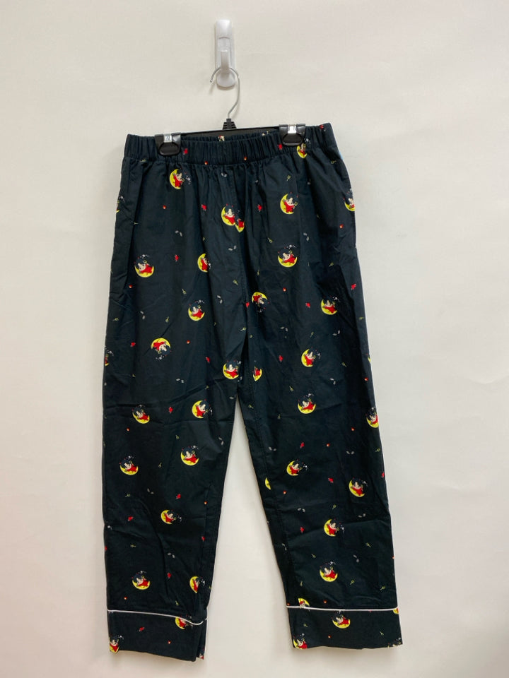 Size L Black Red/Yellow Ladies Pajama Pant