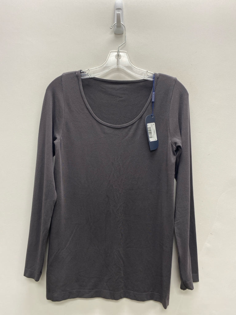NWT Size OSFM Charcoal Long Sleeve Ladies Top