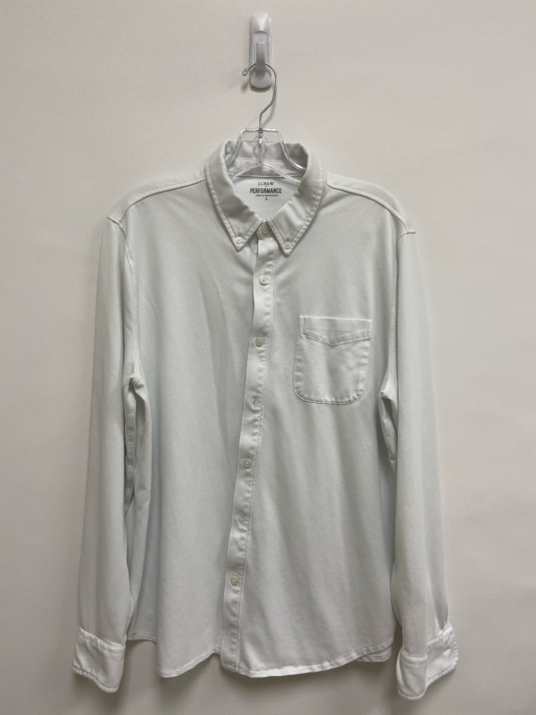 J Crew Size L Light Blue Button Up Men&