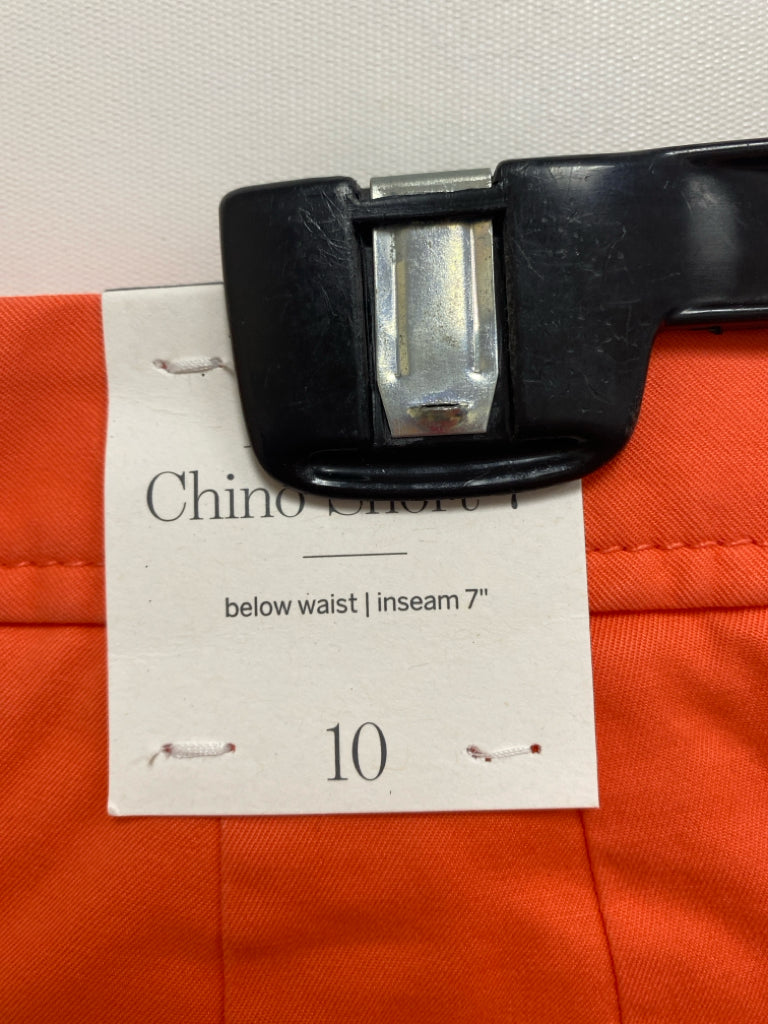 NWT Talbots Size 10 Orange Blue/White Ladies Shorts