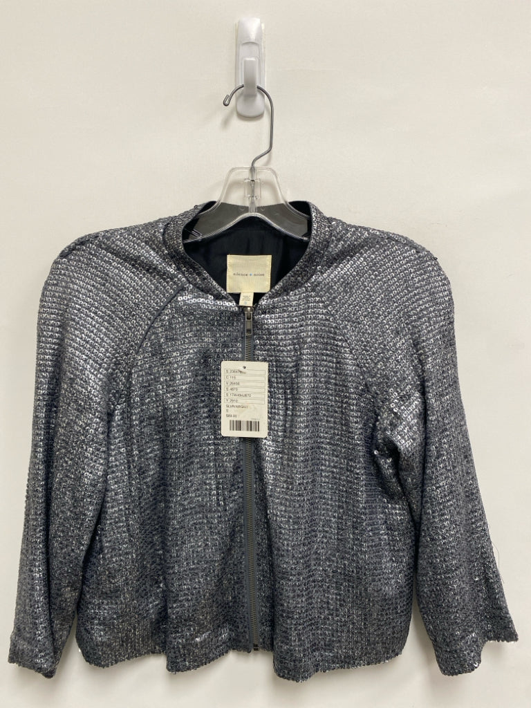 NWT Silence + Noise Size S Gray Sequins Ladies Jacket