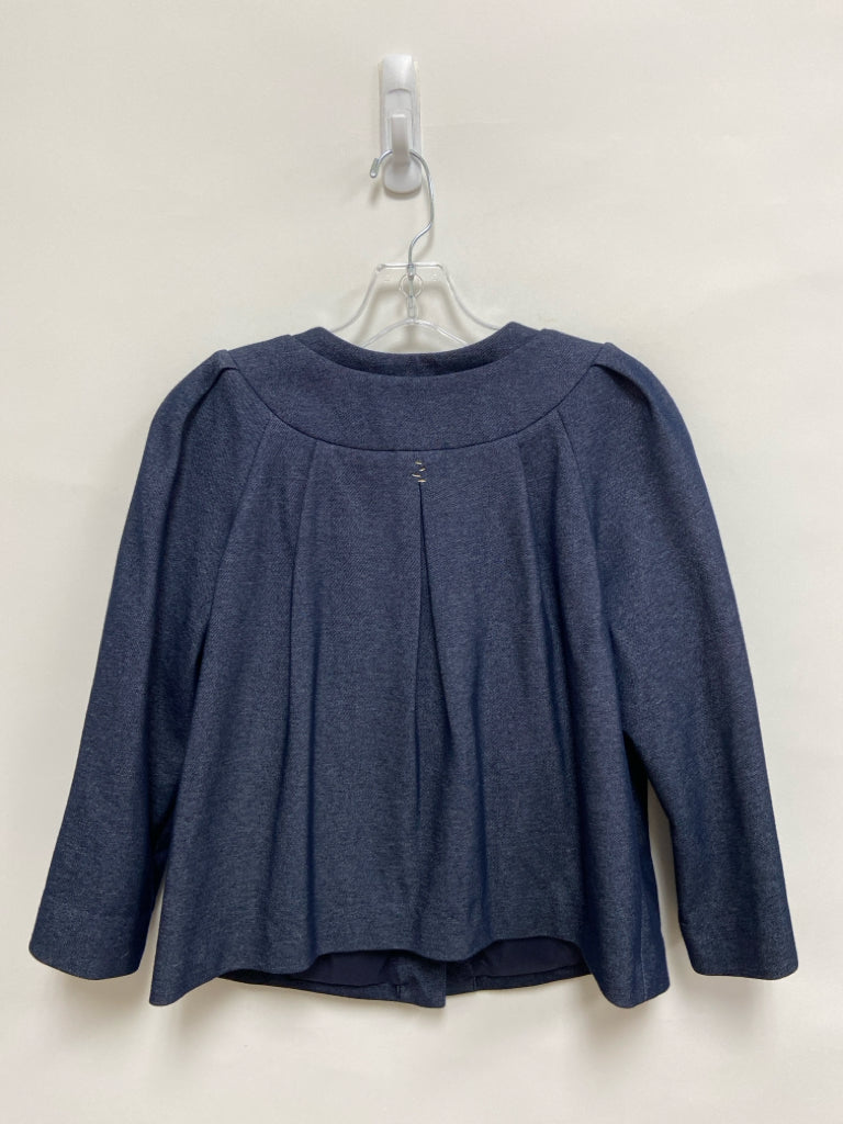 ETCETERA Size 10 Blue Button Up Ladies Jacket