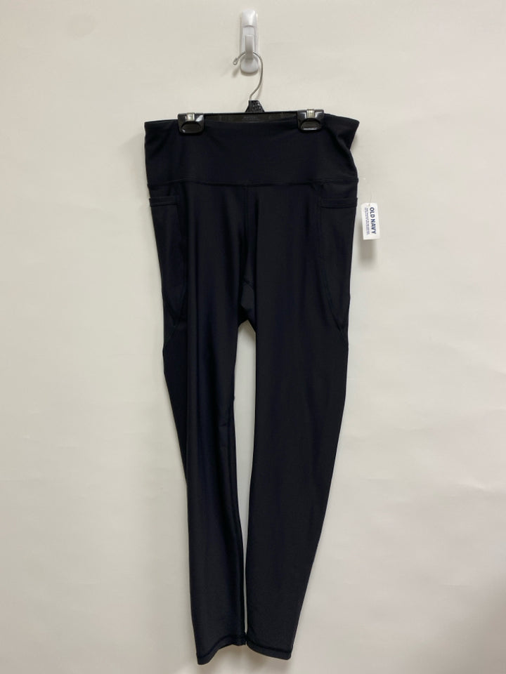NWT Old Navy Size L Black Athletic Leggings