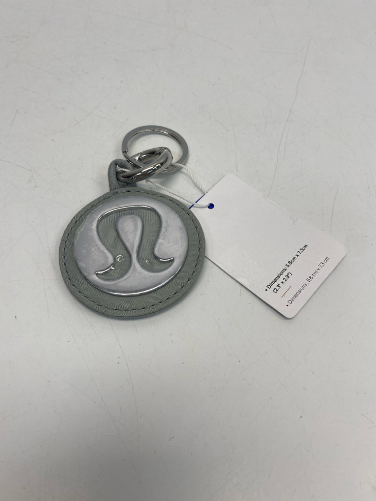 NWT Lululemon Gray Silver Keychain