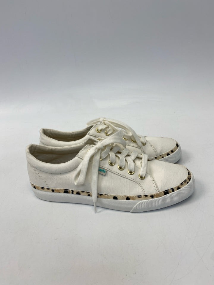 NWOT Keds  Size 8.5 Cream Lace-up Sneakers