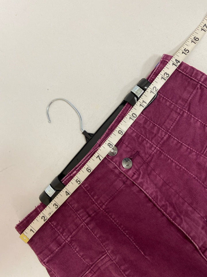 We The Free Size S Purple Flared Corduroy Ladies Pants