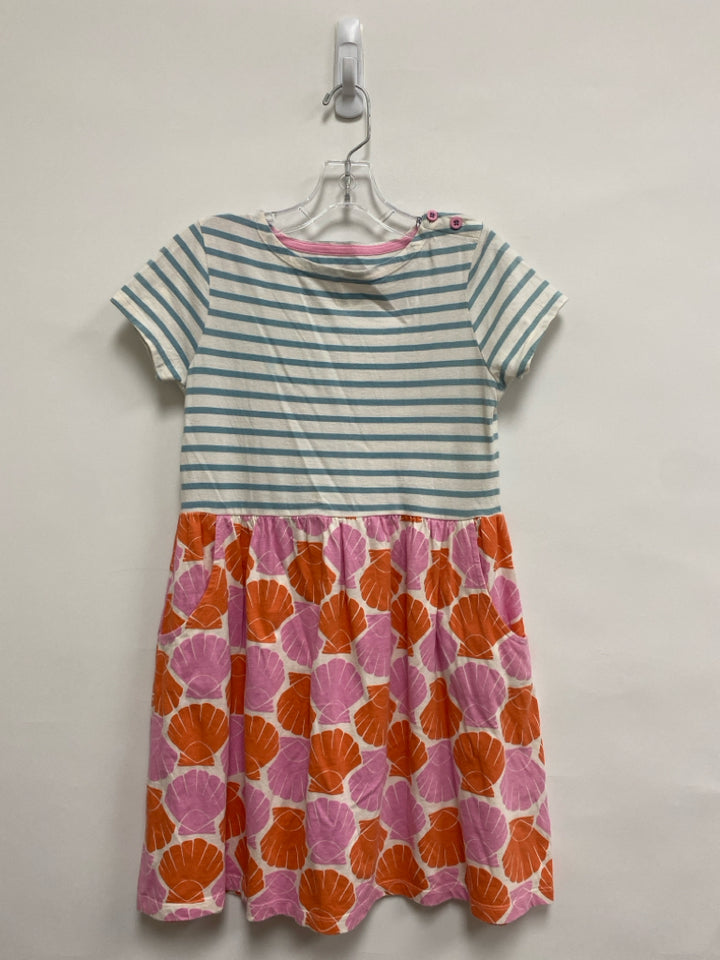Mini Boden SIZE 9/10 Seafoam/Crm Pink/Coral Stripe Girl&