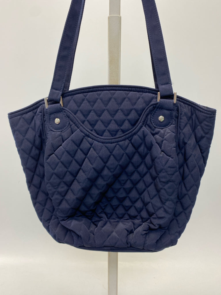 NWT Vera Bradley Dark Navy Quilted Tote Bag
